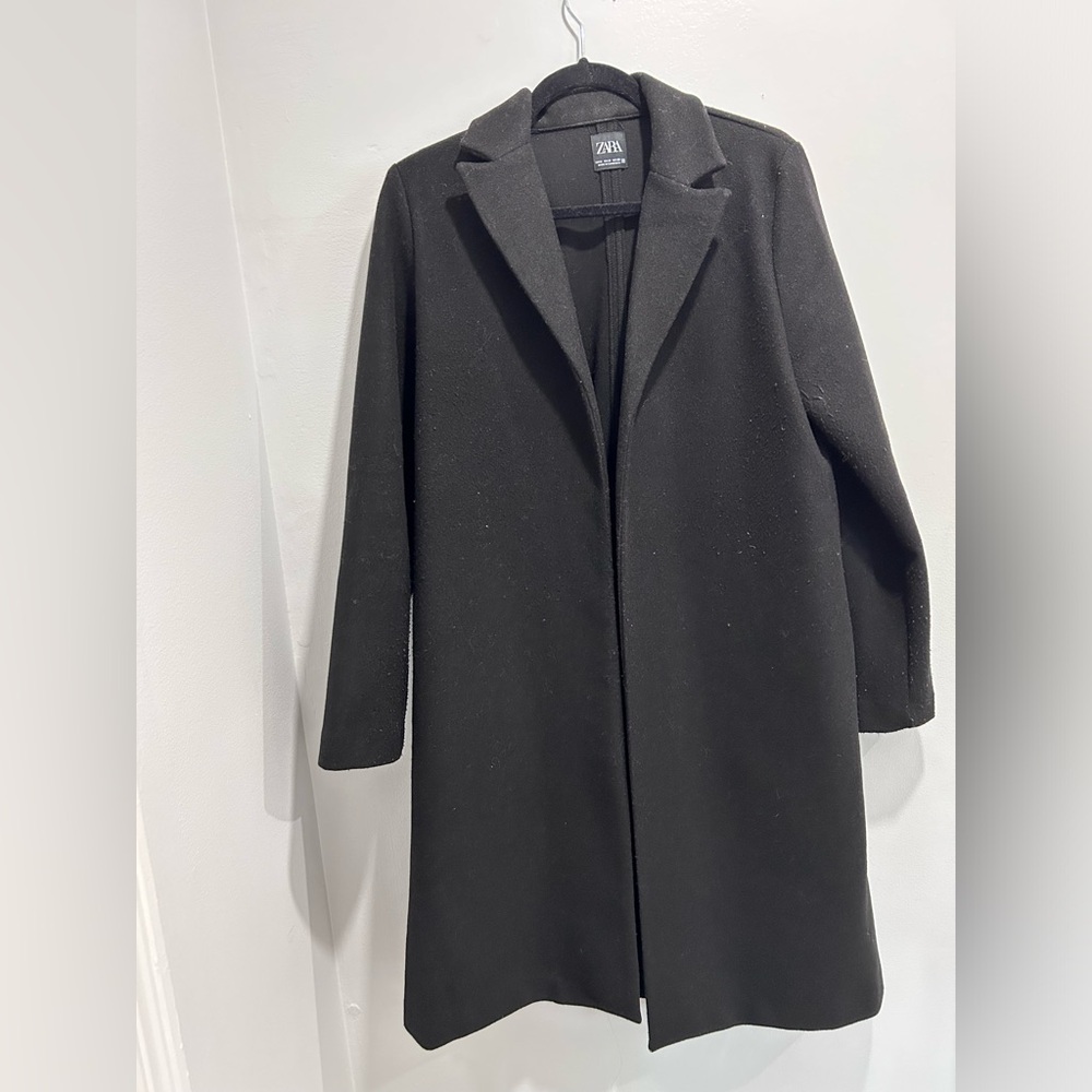 Zara women’s black coat